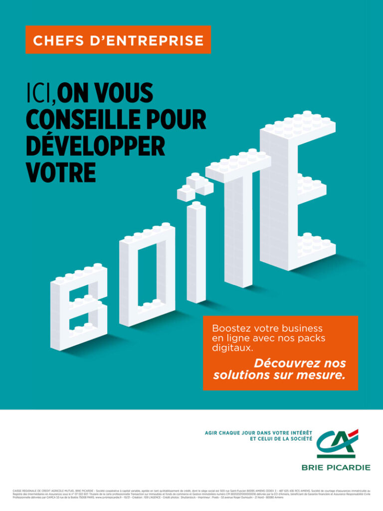 109 l'agence | CA Brie Picardie Affiches